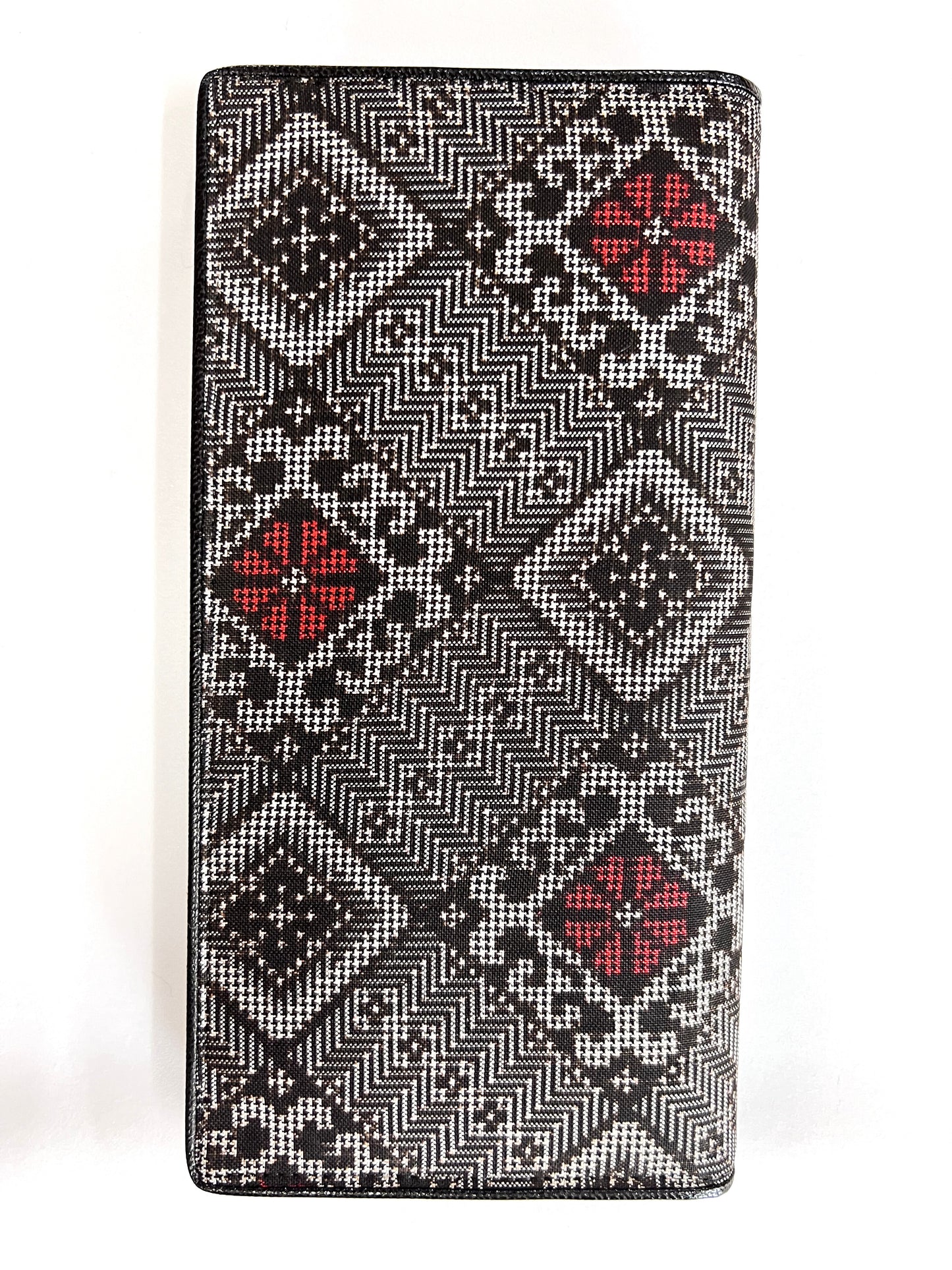 Tsumugi Silk Long Wallet