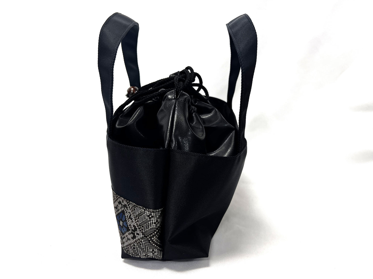 Tsumugi Silk Pouch Bag