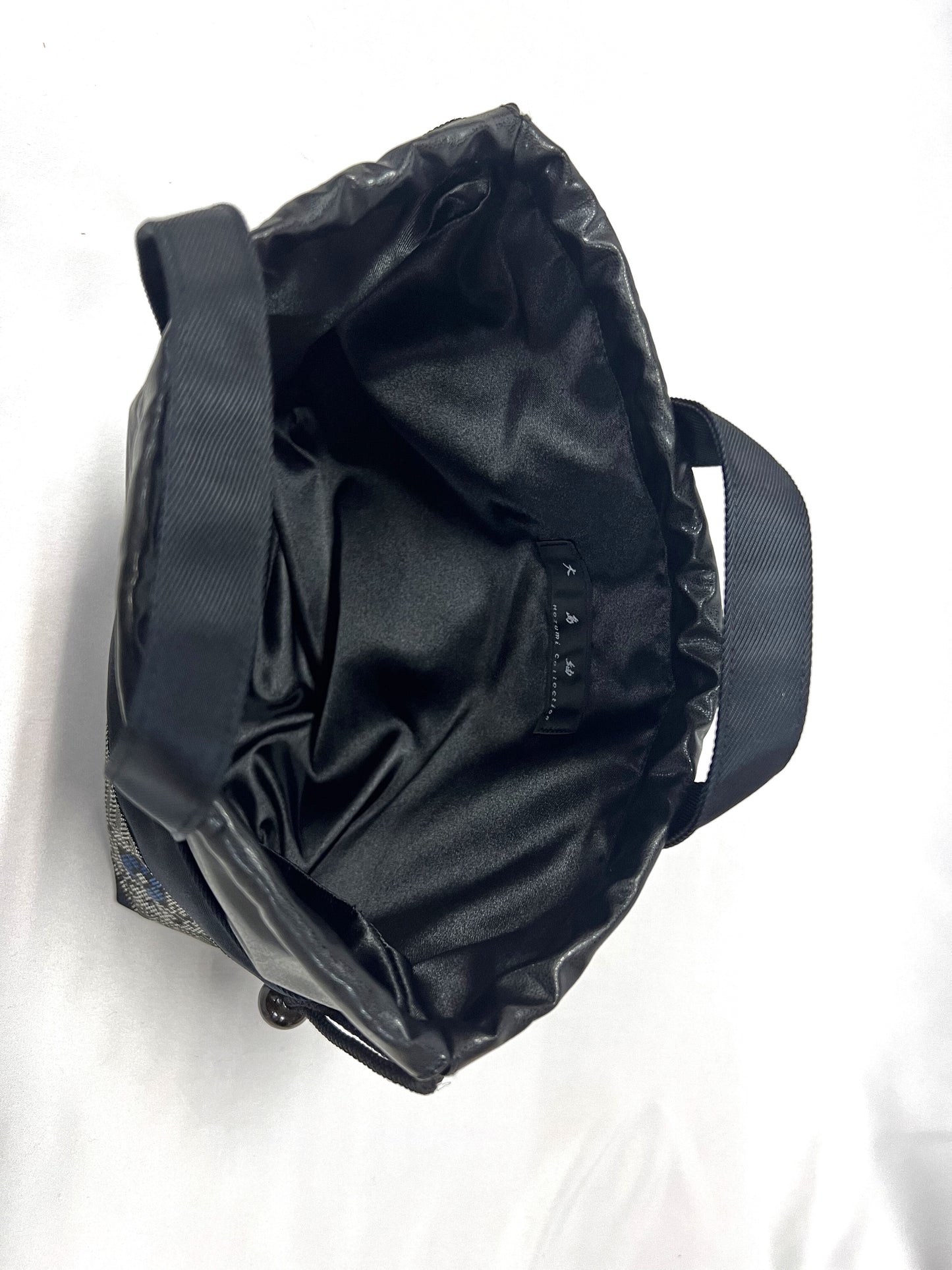 Tsumugi Silk Pouch Bag