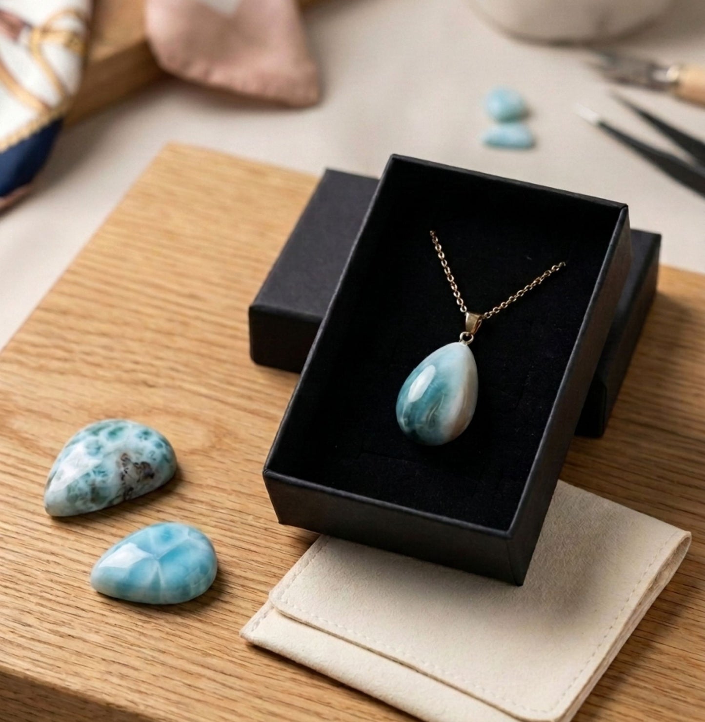 Turban shell Pendant & Earing