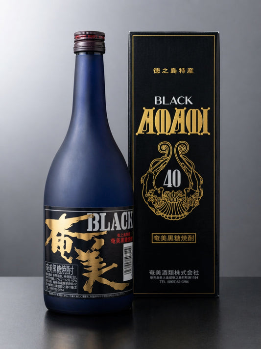 【B2C】"BLACK AMAMI" ABV40%-Oak Barrel Aged Japanese Brown Sugar Spirit (720ml)