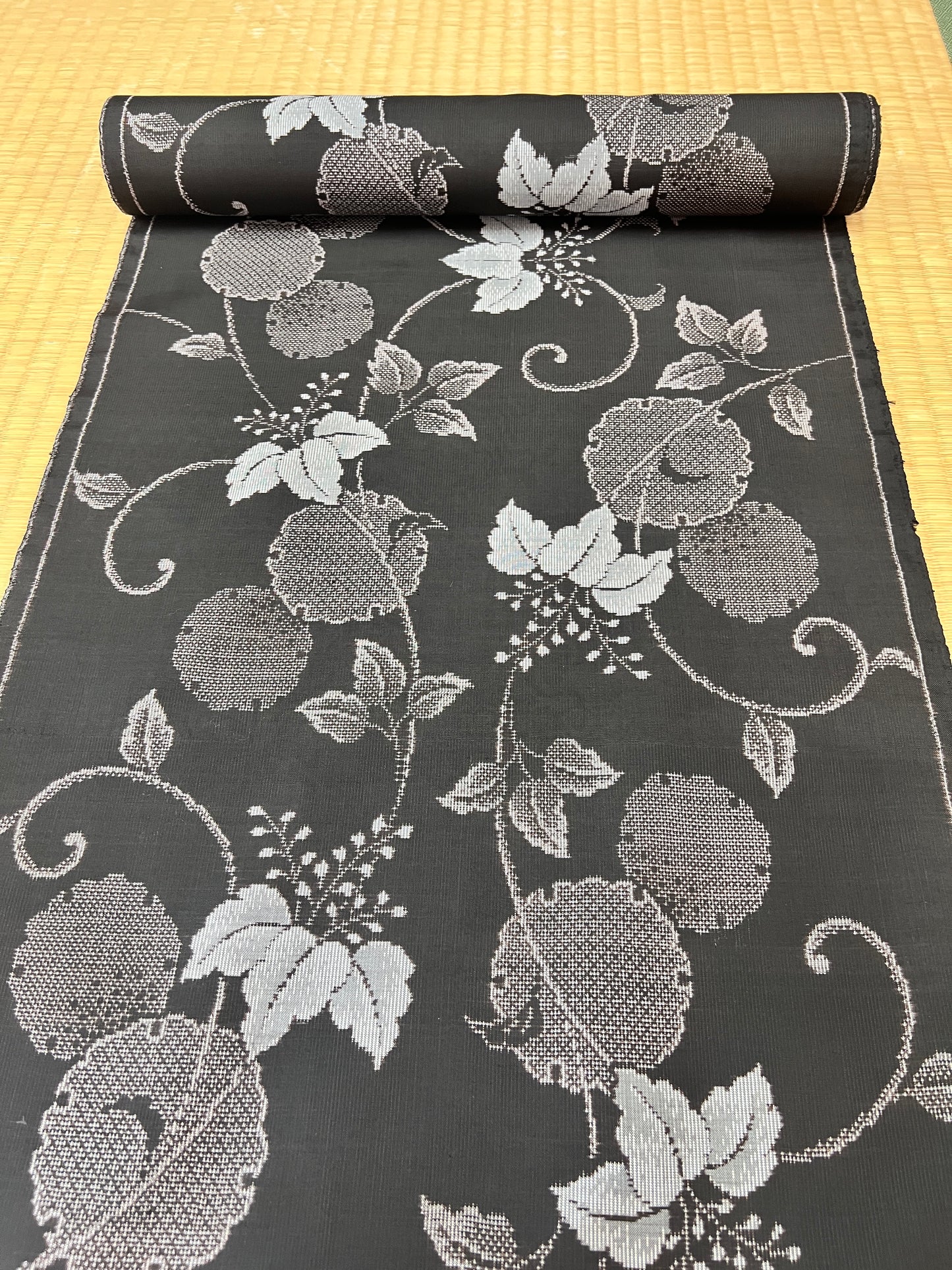 Handcrafted Tsumugi Silk Table Runner