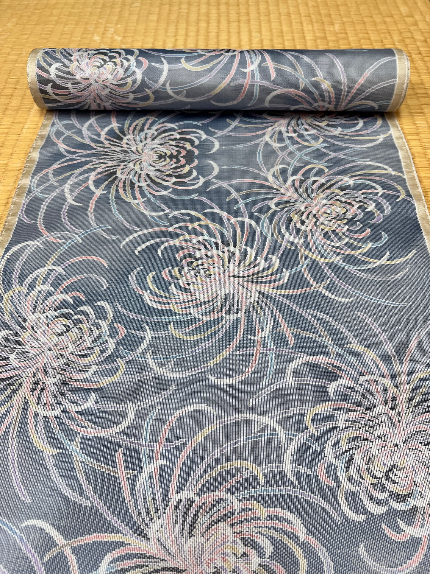 Handcrafted Tsumugi Silk Table Runner