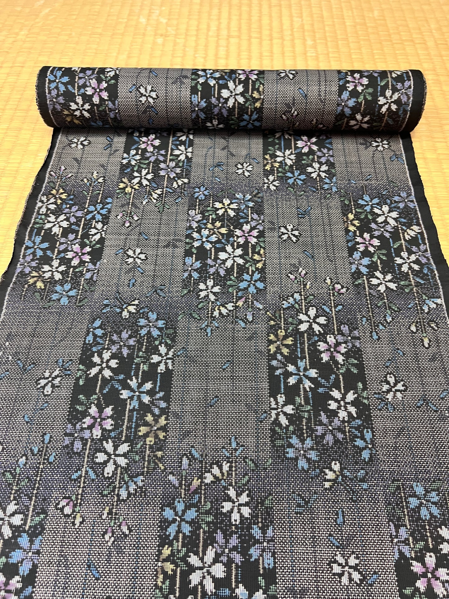 Handcrafted Tsumugi Silk Table Runner