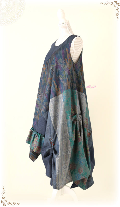 Ultra-Transform Dress: A-Line Asymmetry (upcycle)