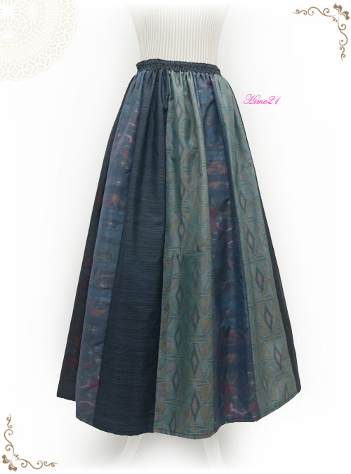 Basic Gathered Skirt – Long to Maxi Length (upcycle)